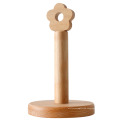 kitchen solid wooden roll paper towel holder